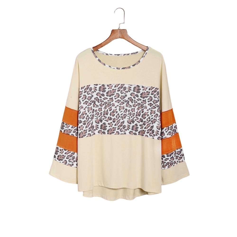 Leopard Color Block Patchwork Plus - Picture 3 of 11